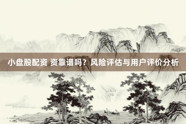小盘股配资 资靠谱吗？风险评估与用户评价分析