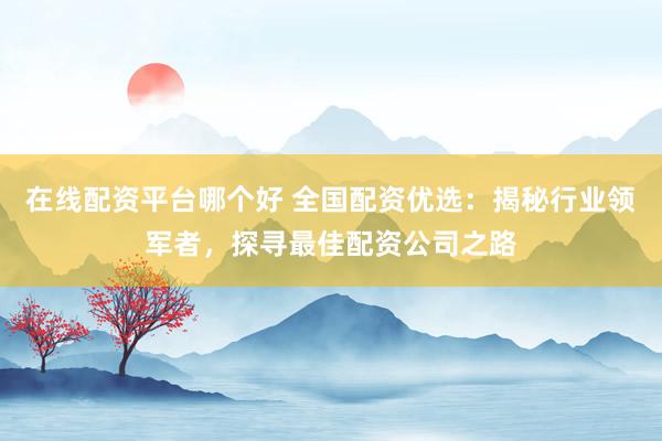 在线配资平台哪个好 全国配资优选：揭秘行业领军者，探寻最佳配资公司之路